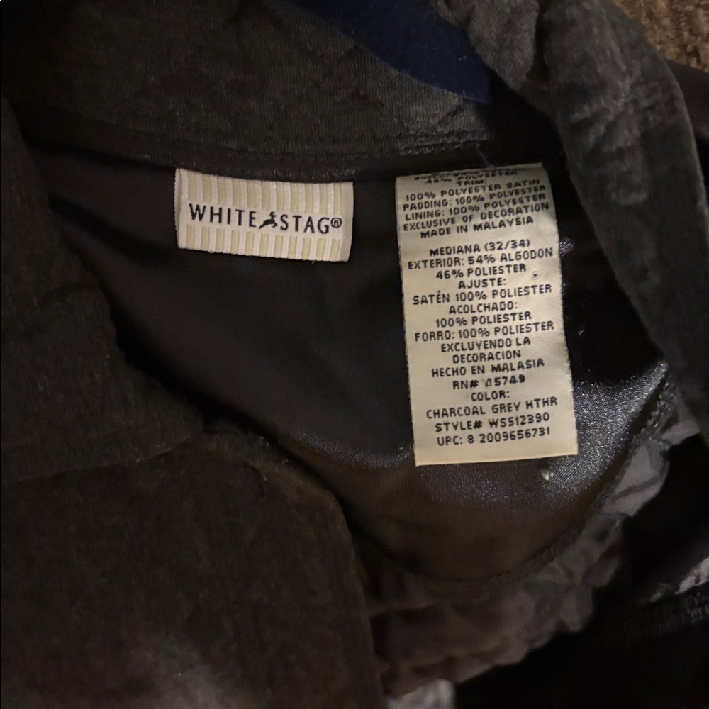 White Stag grey diamond pattern jacket size medium (8/10). - Picture 3 of 8